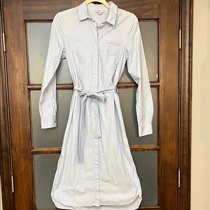 H&M Light Blue Long Sleeve Dress